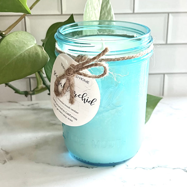 Blue Mason Jars